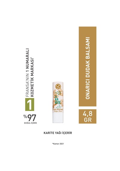 Yves Rocher Dudak Balsamı-nemlendirici, Besleyici Onarıcı Karite/shea-4.8gr