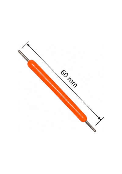 3 Volt 60mm Kırmızı Esnek Led Filament Retro Tungsten Görünümlü Dekoratif Filament 5 Adet