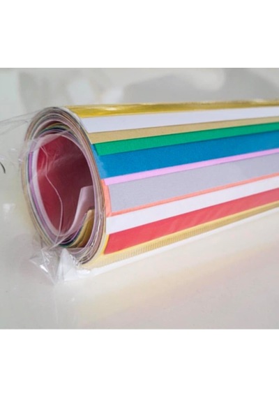 Rulo Fon Kartonu 48x68 Cm 10 Renkli, 120 Gr/m², 10'lu Set