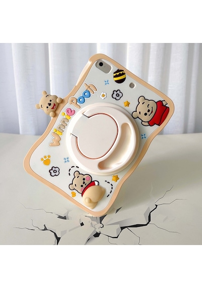 Samsung Galaxy Uyumlu Tab A9 Plus X210 X213 X215 X217 Kılıf Cute Dolls Standlı Eğlenceli 3d Karekterli Çocuk Kılıfı Kılıf