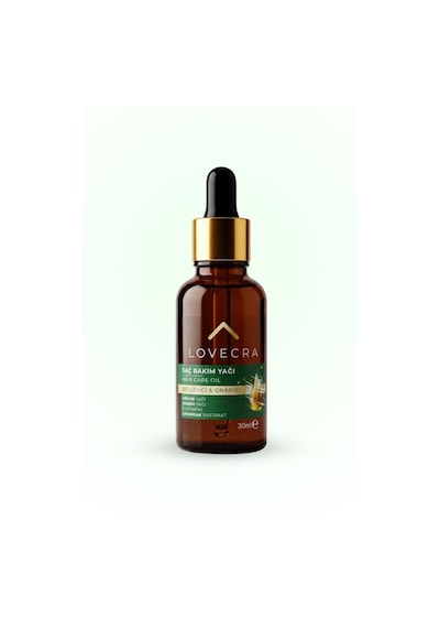 Saç Bakım Yağı Badem Argan Yağı E Vitamini Sarımsak Ekstraktı Besleyici Güçlendirici Onarıcı 30 Ml