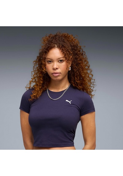Puma Wardrobe Essentials Kadın Mor Tişört 629745-64