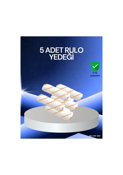 Myceshop 5 Li Rulo Boya Seti Küçük Detay Çalışmaları 103908 İçin Uygun