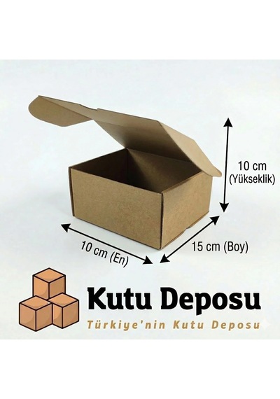 10x15x10 Cm E-ticaret Ve Kargo Kutusu Bardak Ve Mum Kutusu 100 Adet 1 Adet