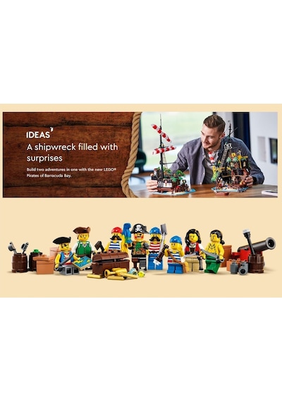 LEGO® Ideas 21322 Pirates Of Barracuda Bay 2545 Parça