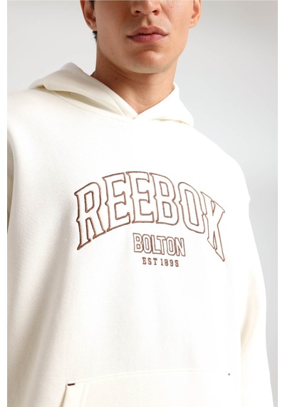 Reebok Sweatshirt Erkek Ekru Navarre Hoodıe Bej