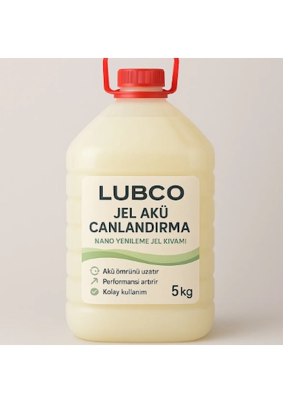 Lubco Jel Akü Sıvısı Jel 28 Bome Asidik Sıvı 5kg