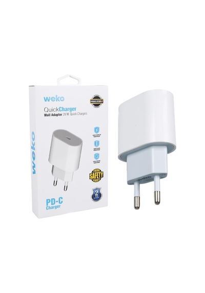 Weko Pd Apple Uyumlu iPhone Type-c Hızlı Şarj Başlığı - 20 Watt-1178