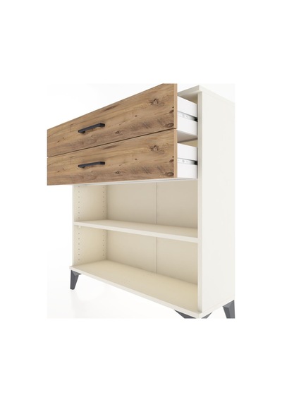 Arges Şifonyer Tek Raflı 2 Çekmeceli 88x30x96 Aytaşı-çam Aytaşı