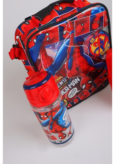 X Dekomus Lisanslı Spiderman Meanwhile Collection Beslenme Çantası,beslenme Kabı,matara Seti 165-Koyu Yeşil