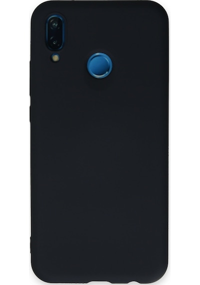 Flzdgnkr Newface Huawei P20 Lite Kılıf Nano İçi Kadife Silikon - Lacivert