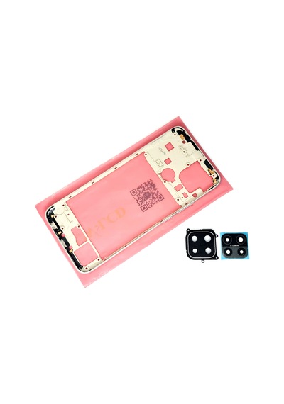 Oppo A15 A15s Uyumlu Full Kasa Arka Kapak Batarya Kapağı - Beyaz Çok Renkli