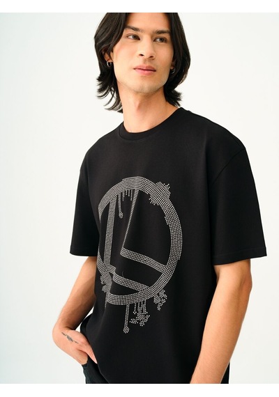 LOFT Loose Fit Erkek Tshirt K.kol Lf2036448 Q1.v1 Siyah