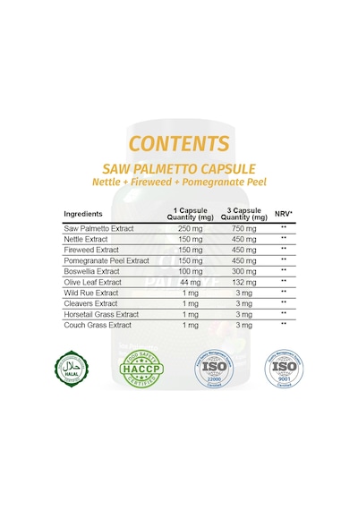 Gökçek Şifa 1000 MG Cüce Palmiye Saw Palmetto Capsule 60 Kapsül