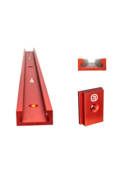 Rox Wood 0371 Ahşap İşleme T Kanallı Tezgah Kılavuz Rayı 50 Cm