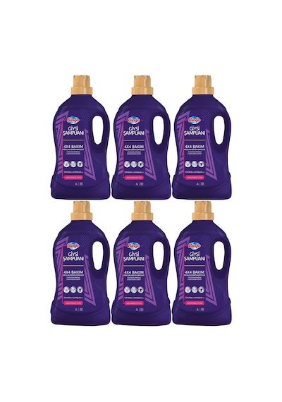 Bingo Arındırıcı Etki Giysi Şampuanı 6 x 3 L