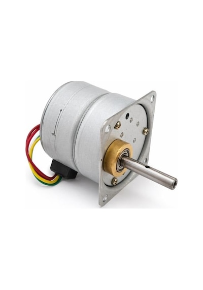 42by48hj10n Redüktörlü Step Motor - 1:10 Dişli Oranı - 42mm 41 Ohm
