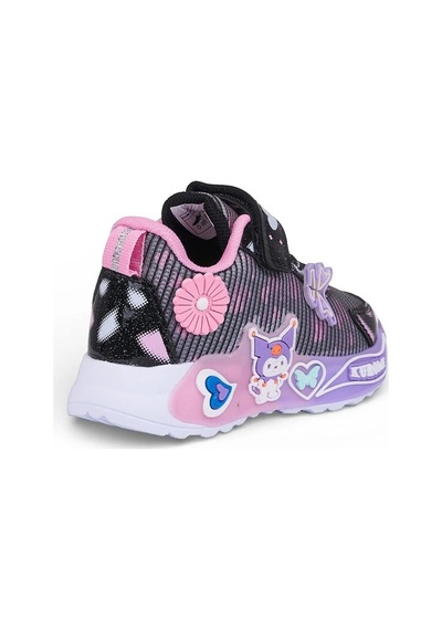 Kuromi 726 Kız Çocuk Işıklı Rahat Sneaker Siyah/pembe
