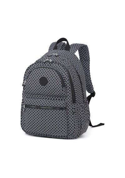 Smart Bags Büyük Boy Sırt Çantası Krinkıl Kumaş 1050-127 Desen Siyah/beyaz