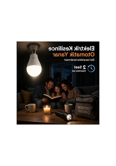 Ecolite Şarjlı Led Acil Durum Ampulü 9w E27 Sarı Enerji Sınıfı F 10c