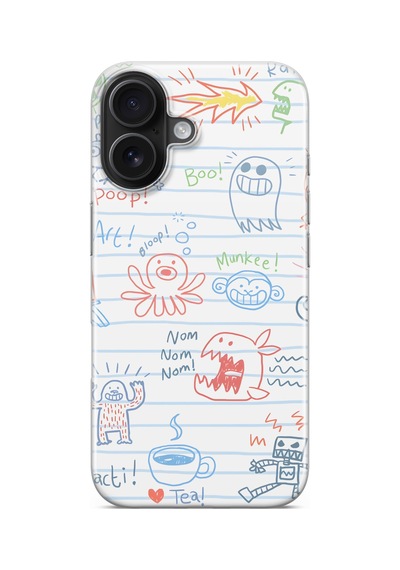 iPhone Uyumlu 16 Plus Desen140 Çok Renkli