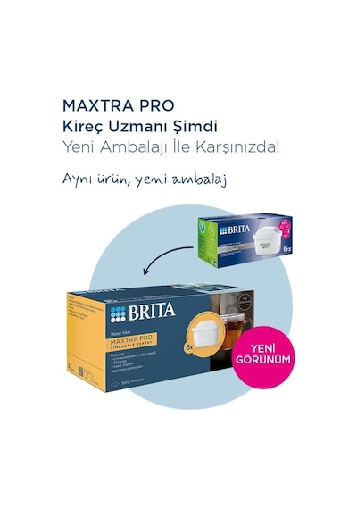 Maxtra Pro Kireç Uzmanı Yedek Su Arıtma Filtresi, 3'lü