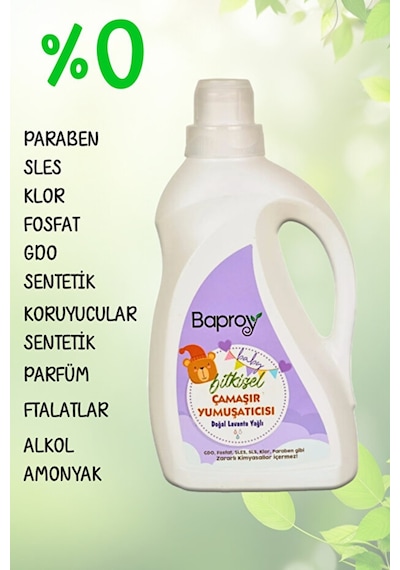 Baproy Bebek Yumuşatıcı + Biberon Temizleyici + Çamaşır Detarjanı
