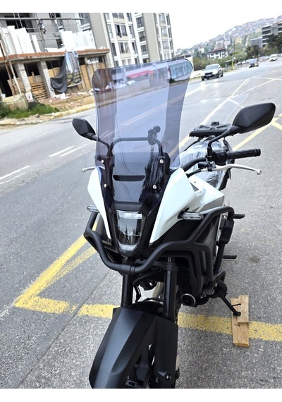 Motocam Honda Nx 500 Ön Cam 2025-2026 Model 48cm Füme Renkli 4mm Uzun