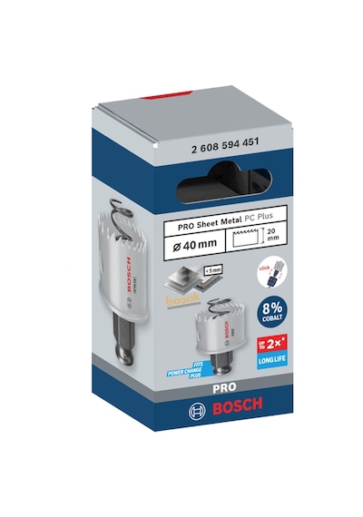 Bosch Pro 40 Mm Yaylı İnox Ve Çelik Kesim Panç 2608594451