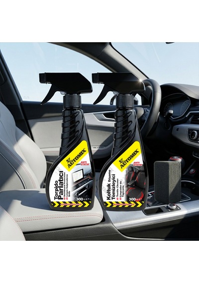 Automix Araç I Çi 2li Temizlik Seti / Torpido Parlatıcı Ve Koltuk Temizleyici 300ml + 300ml