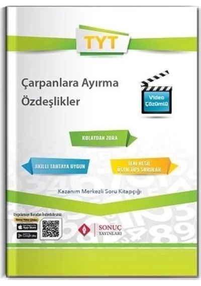 Yks Tyt Çarpanlara Ayırma Özdeşlikler