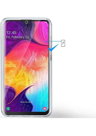Galaxy A70 Kılıf Zore Enjoy Kapak Renksiz