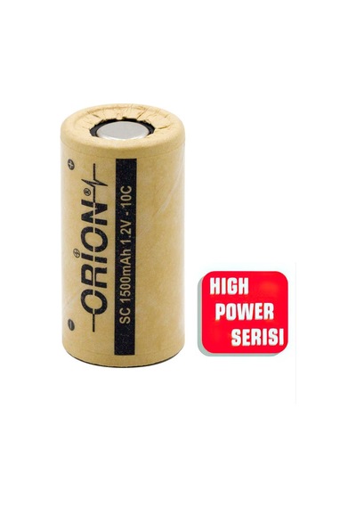 Orion 1.2V Ni-Cd SC 1500mAh Şarj Edilebilir Pil - HP