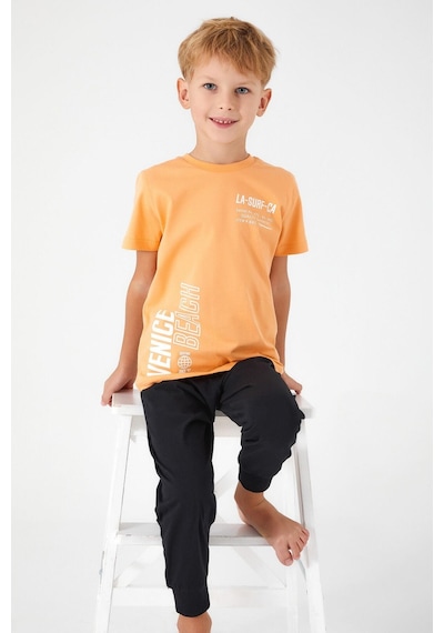 Roly Poly 3041 Venice Beach Erkek Çocuk Kısa Kol Pijama Takım 001