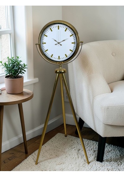 Büro Ev Ofis Hediyesi İçin Golden Trend Tripod Ayaklı Saat Diğer