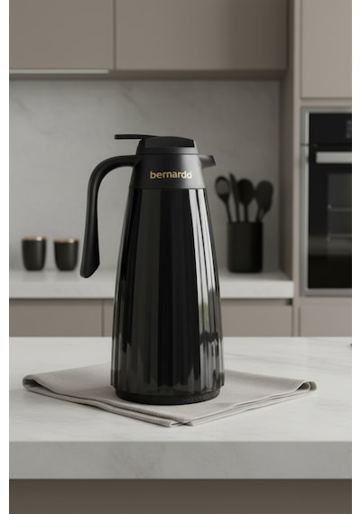 Bernardo Velana Cam Termos Siyah 1.5 Litre Siyah