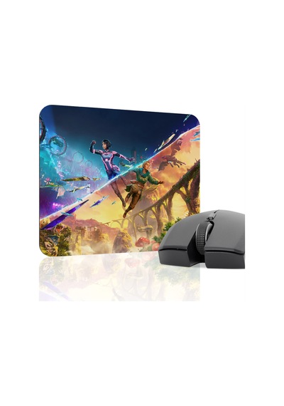 Split Fiction Kaymaz Dikişli Kauçuk Oyuncu Mousepad V1 - 22x18 Gaming Mouse Pad Fare Altlığı