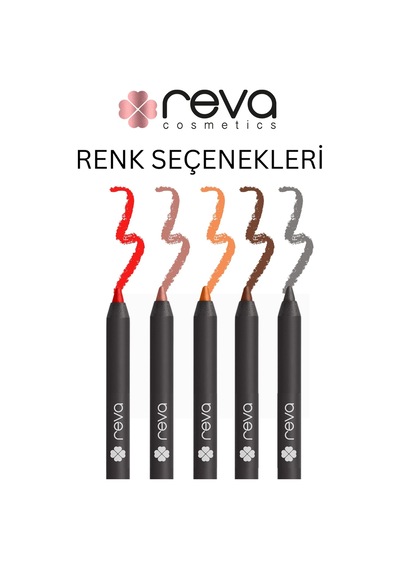 Reva Vegan Clean Lip Liner Kremsi Yapıda Dolgunlaştırıcı Dudak Kalemi 632 Sıcak Kırmızı