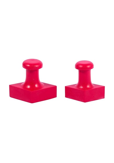 Mühür Özel Alaşım Kauçuk Kaşe Kırmızı Renk Diamond 35x60mm