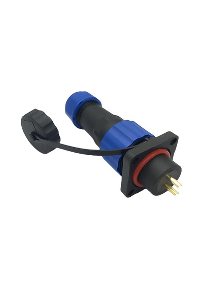 Sd16 Su Geçirmez 2 Pin 16 Mm Dörtgen Konnektör Fiş-soket/erkek-dişi