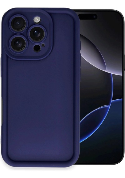 Apple  Uyumlu  iPhone 16 Pro Max Kılıf Viera Silikon Lacivert