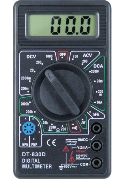 Powermaster Dt-830d Dıgıtal Avometre-akım Voltaj Dırenç Olçer Multimetre