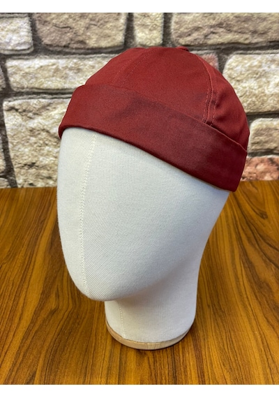 Hamze Docker Hip Hop Snapback Rapper Model Gabardin Şapka Bordo