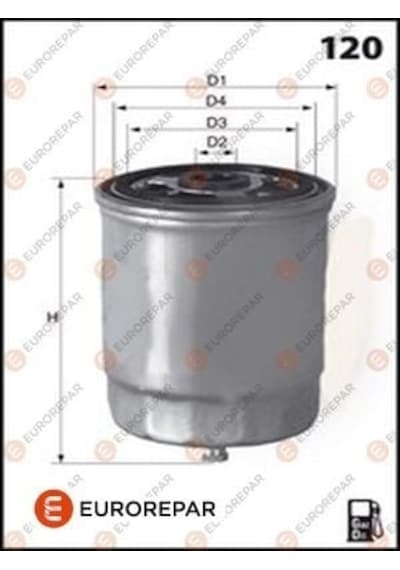 Yakıt Filtresi - Fiat Stilo, Ducato, Doblo, Bravo, Strada, Marea, Brava, Palio, 156, 166 - Eurorepar-e148131