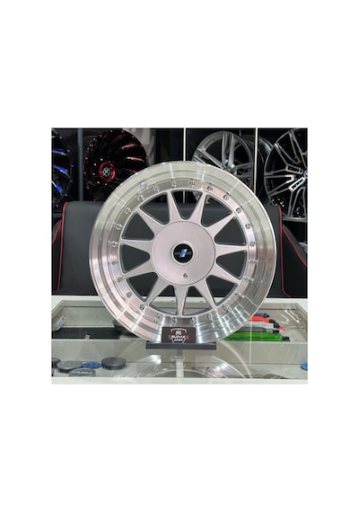 16 İnç 4x100 4x108 Hartge Silver Lip Diamond Ön Arka Jant Modeli 4adet