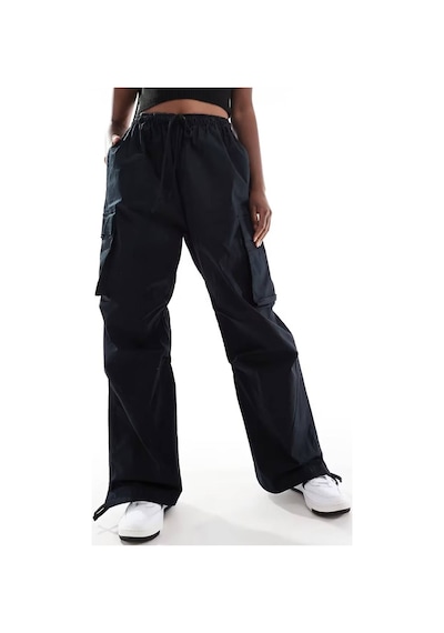 Nike Sportswear Oversized Cargo Dans Pant Kadın Oversize Kargo Cepli Dokuma Eşofman Altı Siyah Siyah