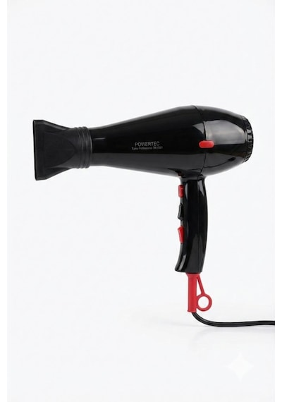 Powertec Tr-1001 Profesyonel Fön Makinesi 2500 W Performans Siyah