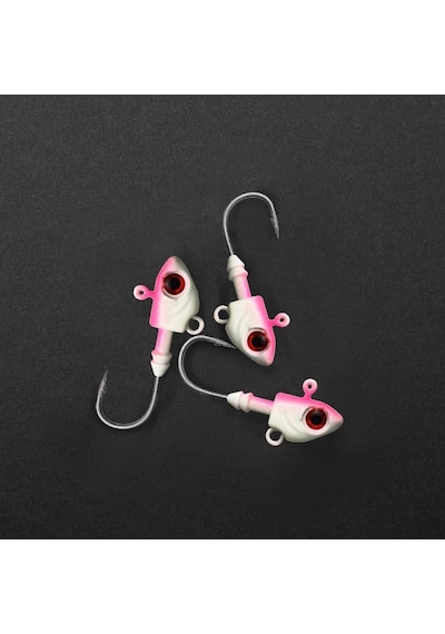 Valkyrie Alabama Rig Seti 1 Şemsiye 5 Jig Kafa 5 Silikon Yem Hazır Turna Levrek Avı Spinner Rig Takımı