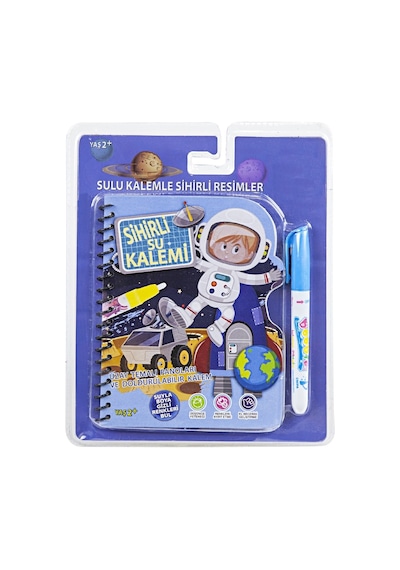 Uzay Ve Astronot: Özel Sulu Kalem İle Sihirli Boyama - Eğlenceli Aktivite