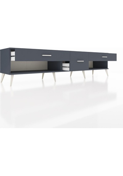 Hyperion Tv Ünitesi 3 Çekmeceli 220x44x51 Antrasit-çam/antrasit Atlas Çam/antrasıt - Antrasıt Hyperion Tv Ünitesi 3 Çekmeceli 220x44x51 Antrasit-çam/antrasit Atlas Çam/antrasıt - Antrasıt